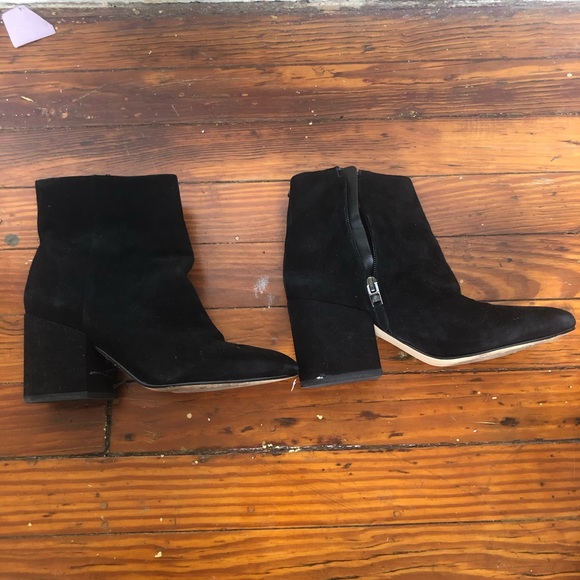 Sam Edelman Suede Block Heel Bootie (37/6.5) - Picture 2 of 3